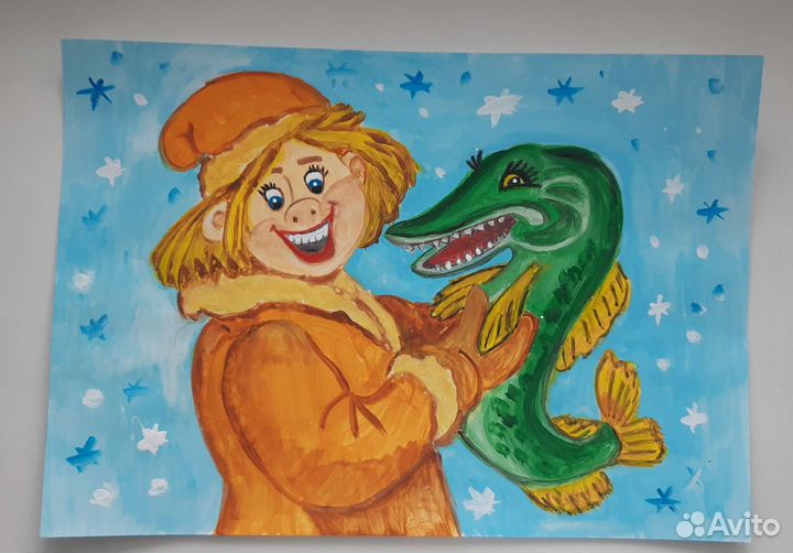 Рисунок на заказ, стенгазета, открытка, проект, мк