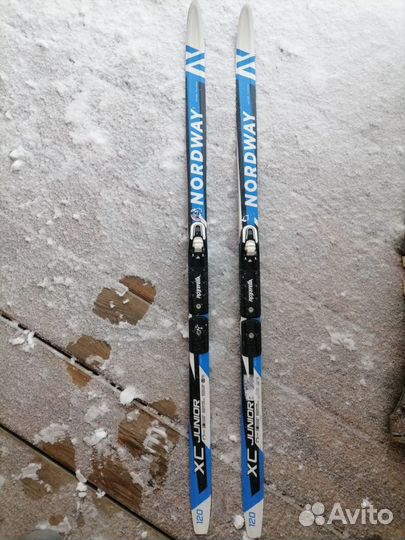 Лыжи детские nordway 120 комплект