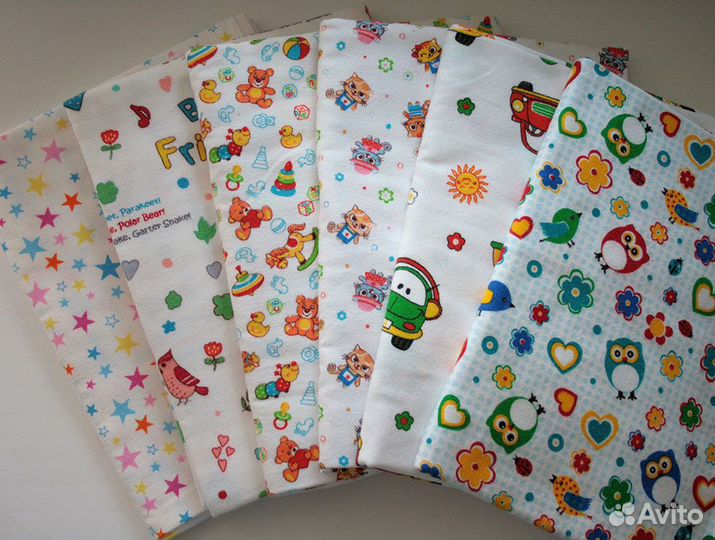 Пеленки фланель 90х120, 95х120