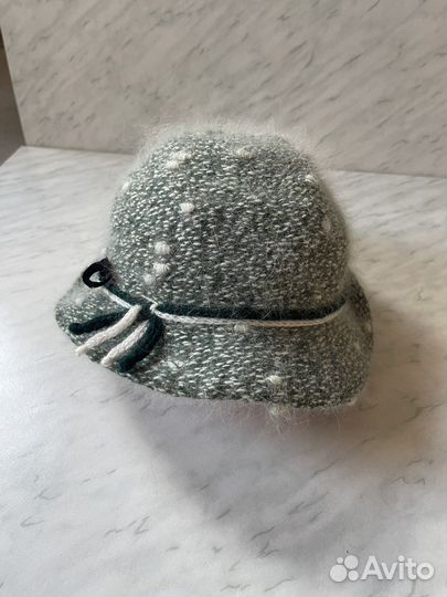 Шляпа женская шерсть ангора
