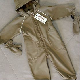 Новый softshell Zipkidz коричневый 86,92,98