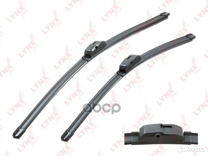 LB-1253) Комплект бескаркасных щеток стеклоочи