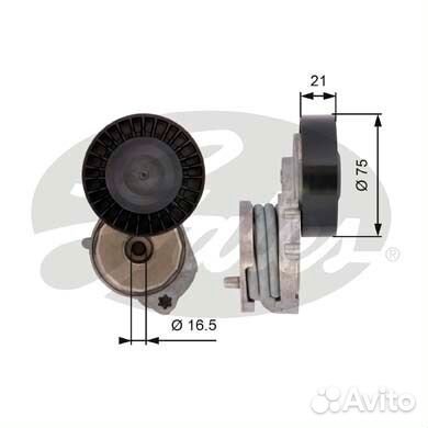Натяжной ролик привода вспомогательных агрегатов d