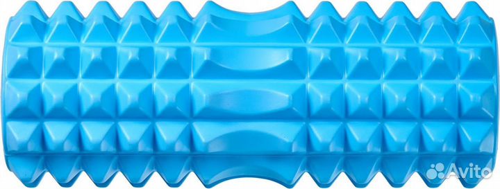 Валик, ролик массажный для фитнеса туба про,бирюза