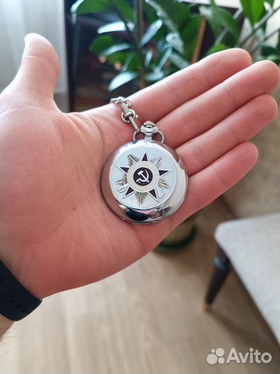 Часы карманные Molnija Молния (ВОВ 1941-1945)