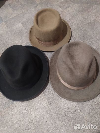 Шляпа фетровая мужская