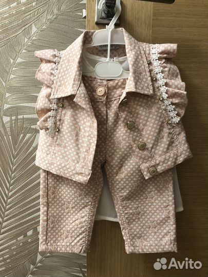 Костюм тройка для девочки 92