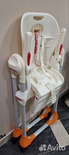 Детский стульчик для кормления chicco polly