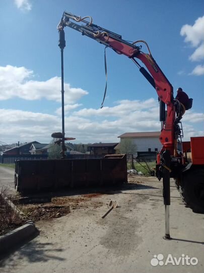Копка и бурение колодцев машиной