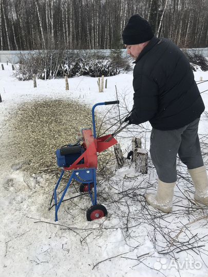 Дробилка для веток электрическая в аренду