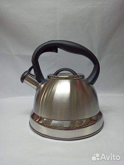 Чайник со свистком нержавейка новый 2,5 л