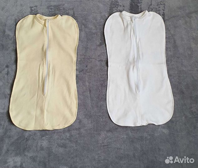 Пеленка кокон на молнии(белая)