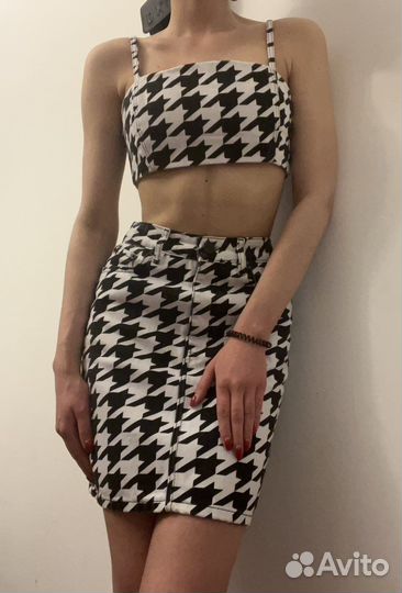 ASOS комплект в гусиную лапку