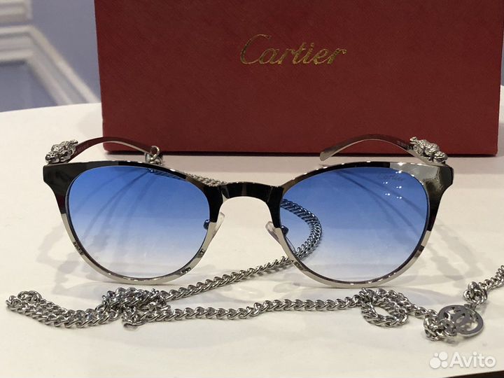 Солнцезащитные очки cartier, новые