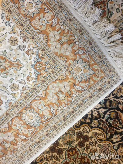Кашмирский ковер шелк на шелке