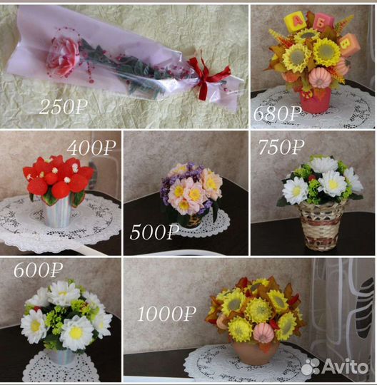 Букеты из мыла ручной работы (2)