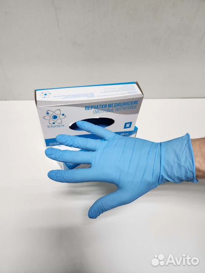 Перчатки нитриловые,медицинские