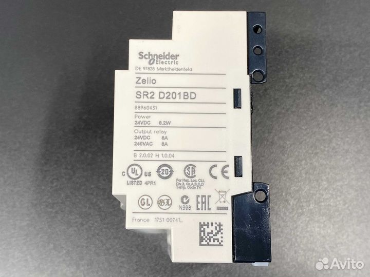Schneider SR2D201BD Реле, новое, 1 шт