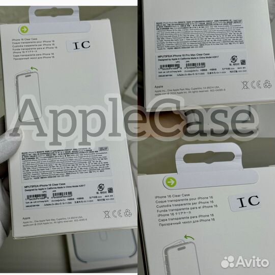 Чехол на iPhone 16 Pro/Pro Max Clear Case MagSafe