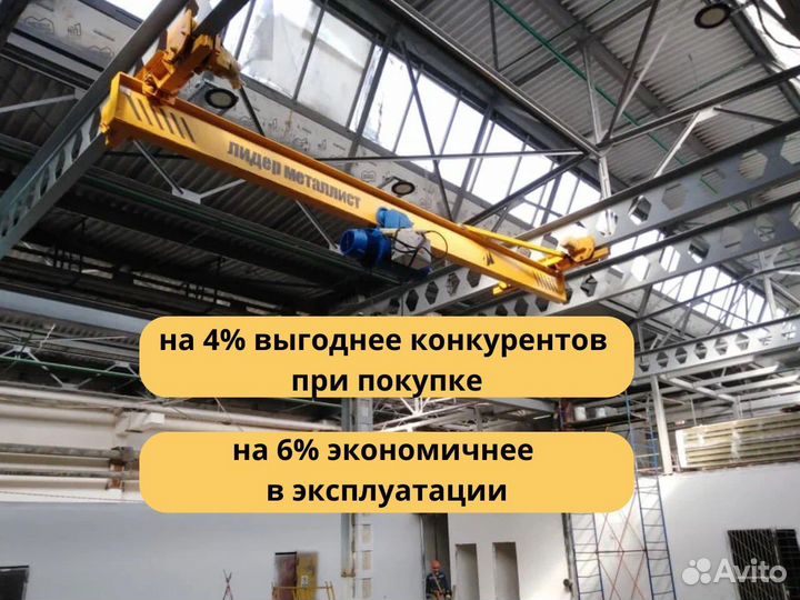 Подвесной кран балка в цех, c доставкой