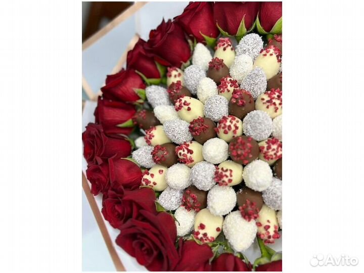 Клубника и бананы в шоколаде KL-3766