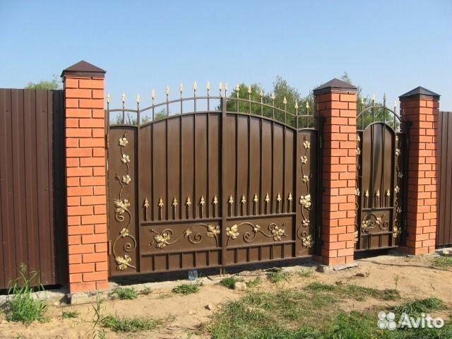 Покраска ворот