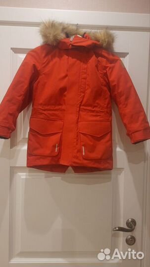 Куртка-парка зимняя Reima (красный) рост 122-128