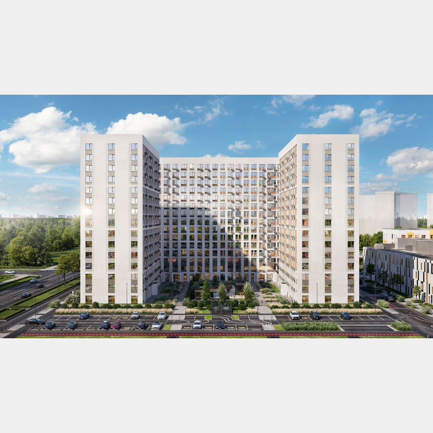 1-к. квартира, 36,1 м², 10/15 эт.