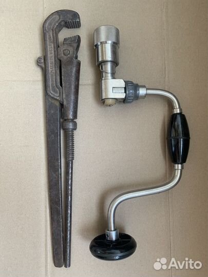 Ключ газовый и коловорот СССР