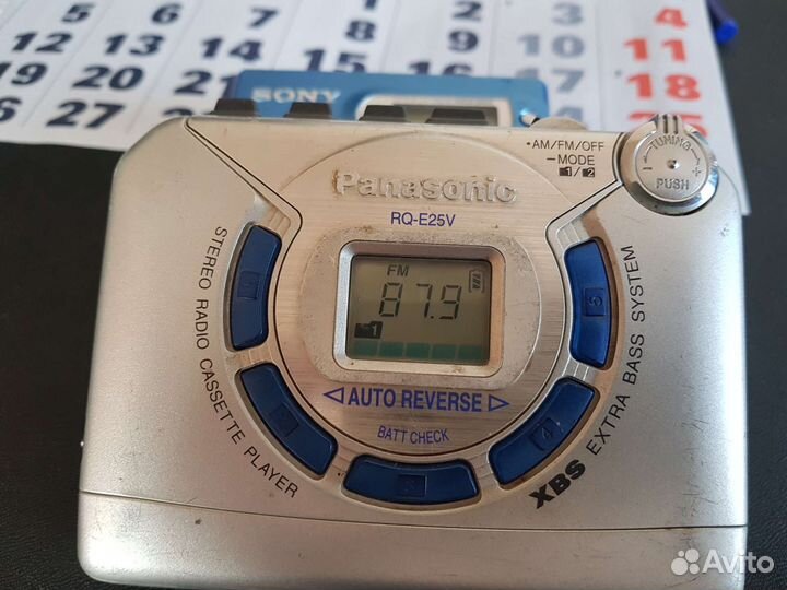 Кассетный плеер panasonic rq-e25v