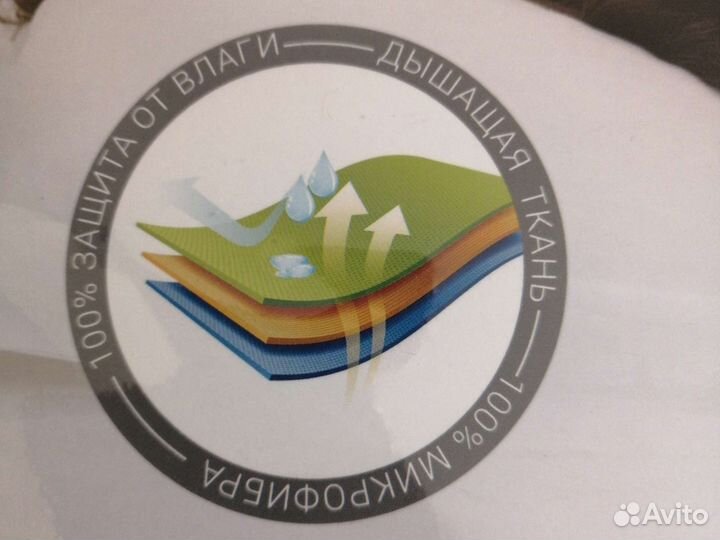 Наматрасник 90*200*25