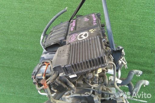 Двигатель в сборе двс mazda demio DY3W ZJ-VE 2005