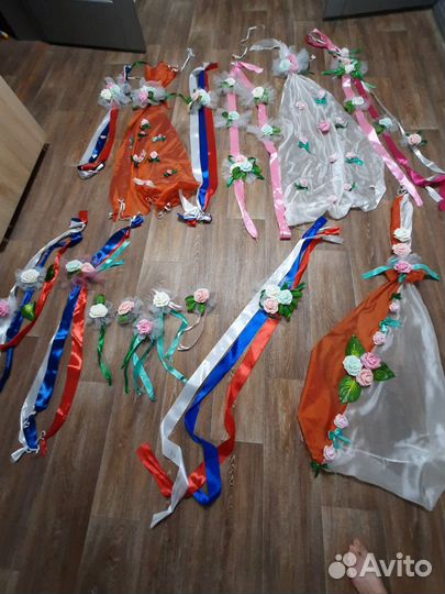 Свадебные ленты на машину