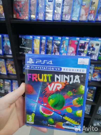 Fruit Ninja ps4 VR новый в плёнке