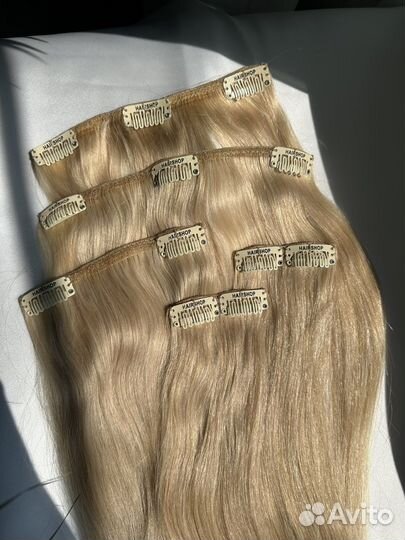 Волосы на заколках натуральные Hairshop (50 см)