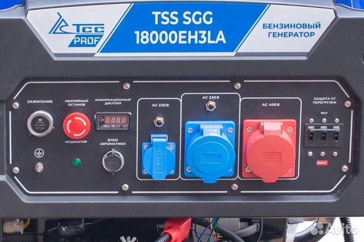 Генератор бензиновый тсс SGG 18000 EH3LA 190069