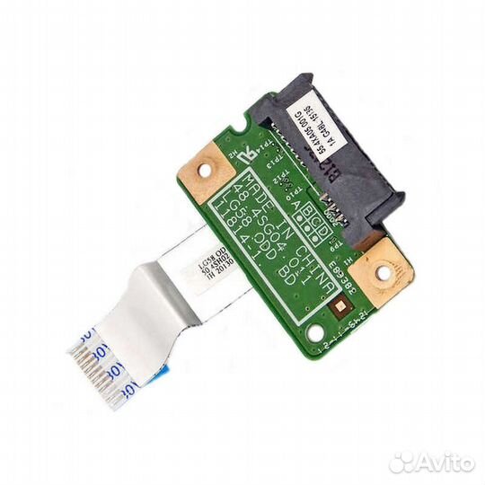 Коннектор SATA привода + шлейф lenovo G580