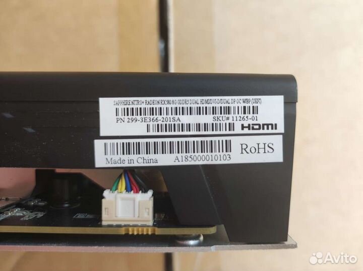 Видеокарта Sapphire Nitro+ Radeon RX580 8gb