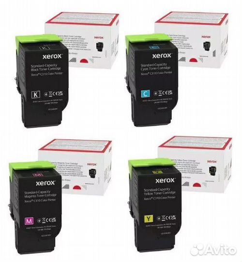 Картриджи Xerox 006R04368, 006R04369, 006R04370