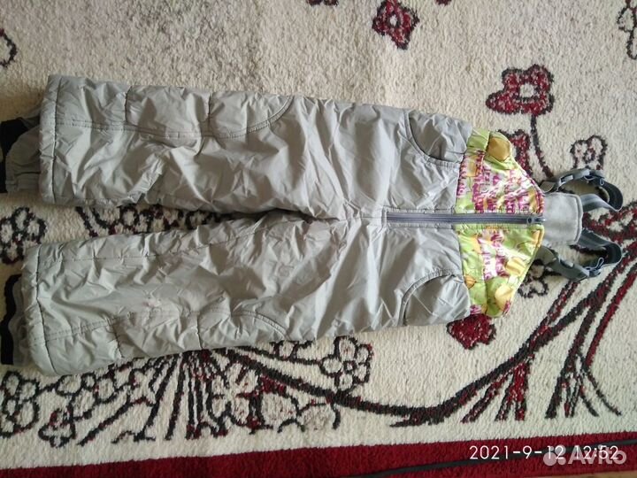 Зимний комбинезон для девочки рост 98