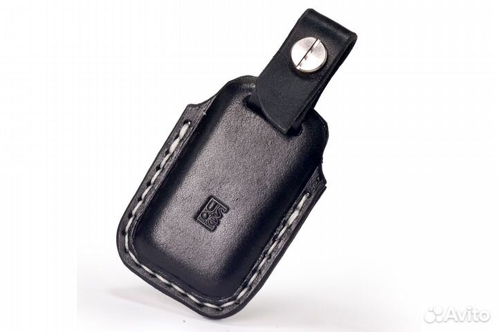 Чехол метки StarLine из натуральной кожи, черный