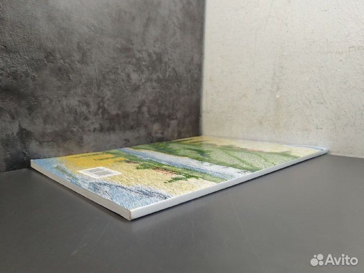 А. Иванова. Вышивка. Вышитый пейзаж