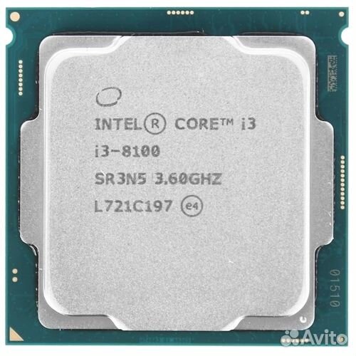Процессор Coffee Lake i3 8100 3.6GHz
