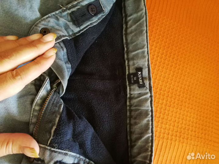 Джинсы утепленные