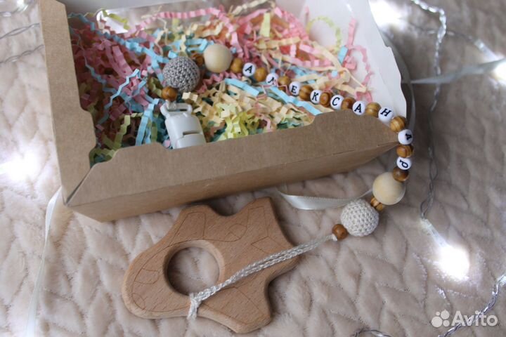 Именной держатель для соски