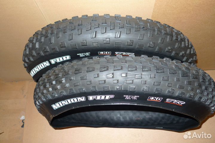 Фэт-покрышки Maxxis Minion FBF и FBR Exo TR 2.6x4