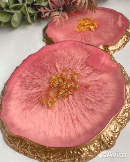 Подстаканники из эпоксидной смолы