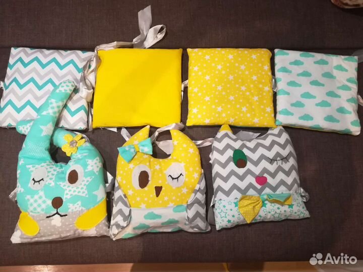 Бортики в детскую кроватку