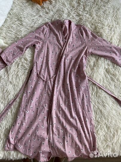 Комплект халат и сорочка в роддом