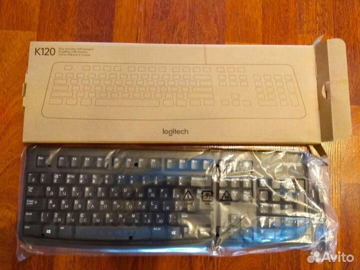 Клавиатура для компьютера новая Logitech К120